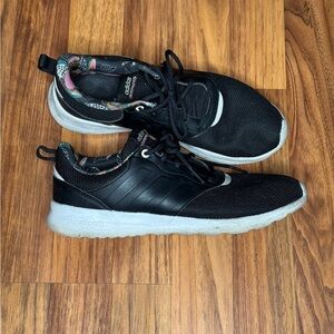 Adidas Black and White Cloudfoam Athletic Shoes